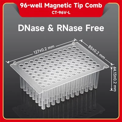 96 Sisir Ujung Magnetik, Bagian Bawah Bentuk V, 2.0mL